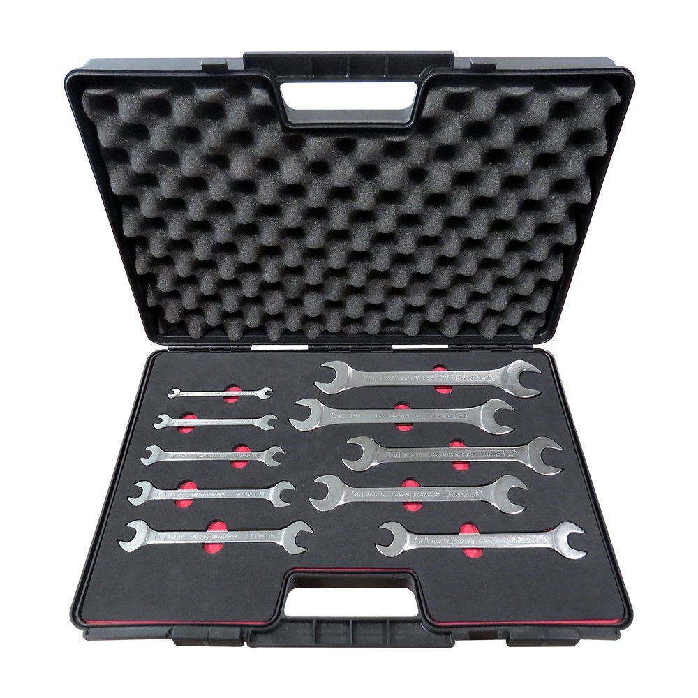 Brio Anahtar İki Ağız Set 10 Parça 6X7-24X27 Çantada