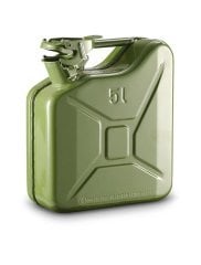 Metal Yeşil Yakıt Bidonu 5Lt